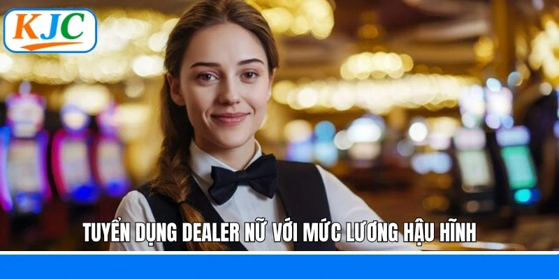 Tuyển Dụng Dealer Nữ - Gia Nhập Công Ty Giải Trí KJC