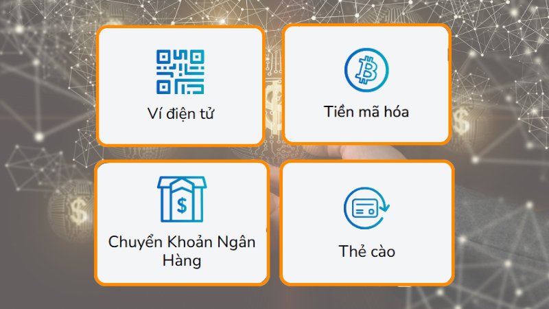 Chi tiết 4 cách nạp tiền BK8 an toàn