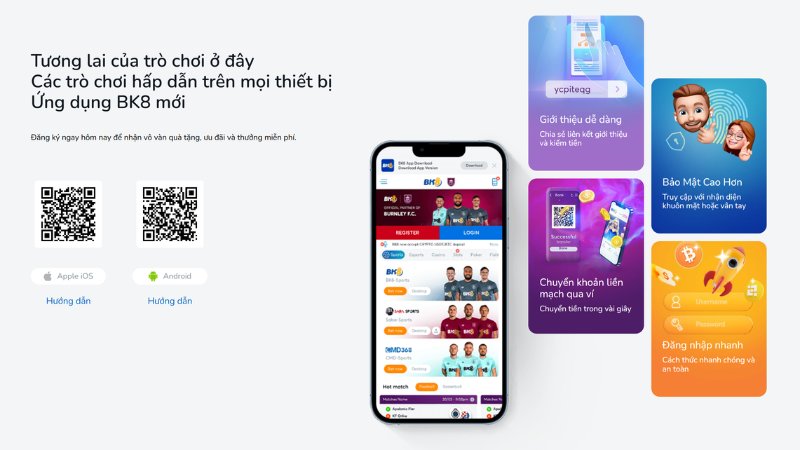 Cách tải app BK8 tiện lợi cho thiết bị di động