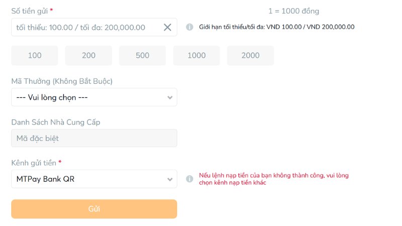 Chi tiết 4 cách nạp tiền BK8 an toàn