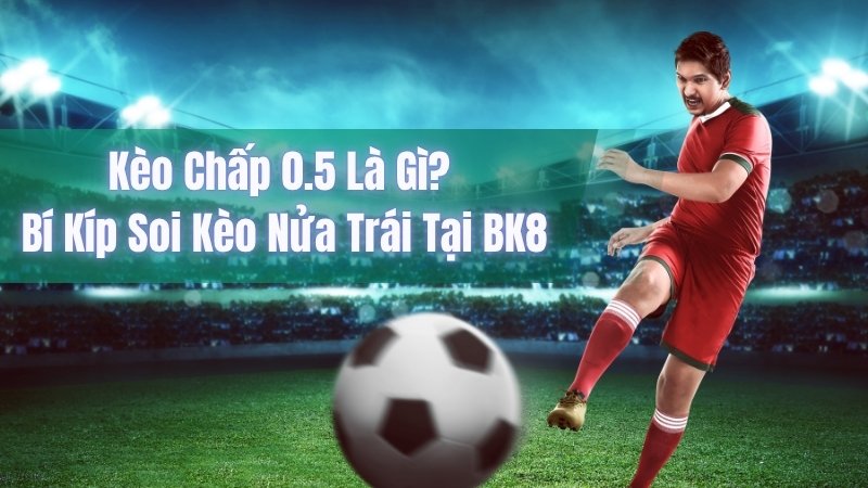Kèo chấp 0.5 là gì? Bí kíp soi kèo nửa trái tại BK8